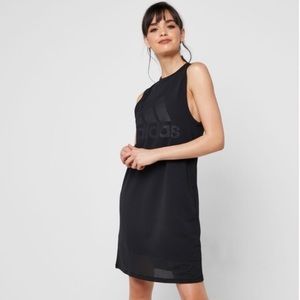 Adidas Mesh Sleeveless Black Dress Size M